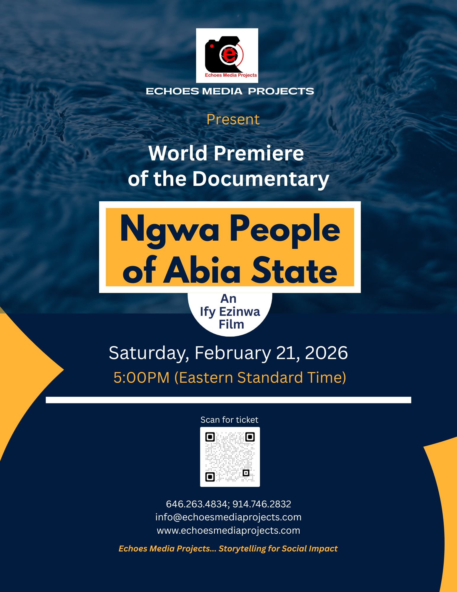 Event Booklet Advert